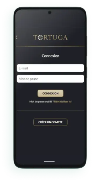 Installation mobile Tortuga Casino