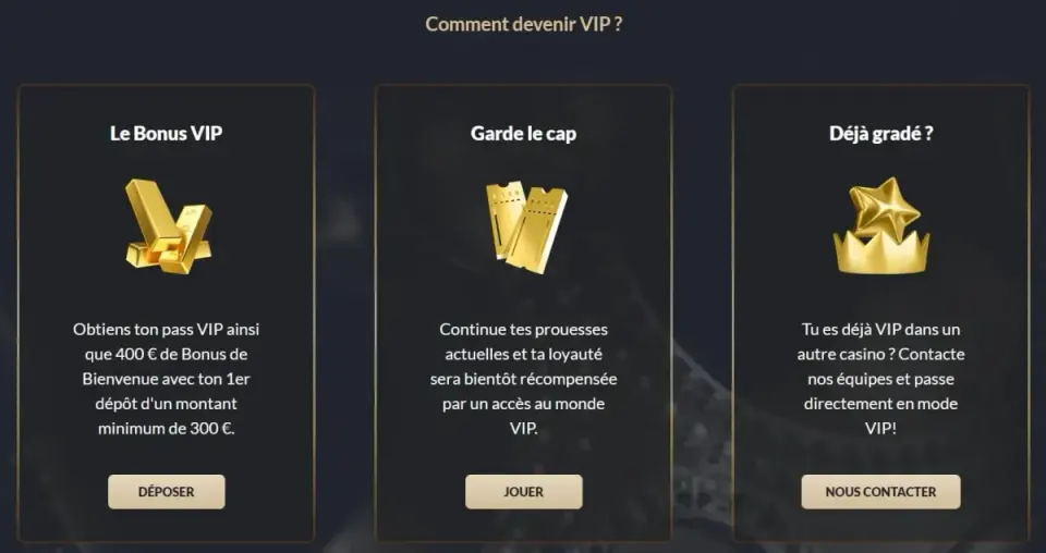 Programme VIP Tortuga Casino